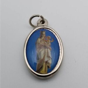 Mary mother of god and Pop‎ Francis pendant